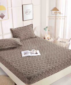 Husa Cocolino tip Tricot, cu Elastic+2 Fete de Perna,Jojo Home