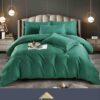 Lenjerie de pat Damasc Finetat,6 piese,Pat 2 Persoane,JOJO Home