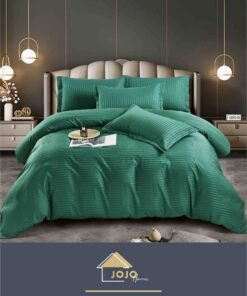 Lenjerie de pat Damasc Finetat,6 piese,Pat 2 Persoane,JOJO Home