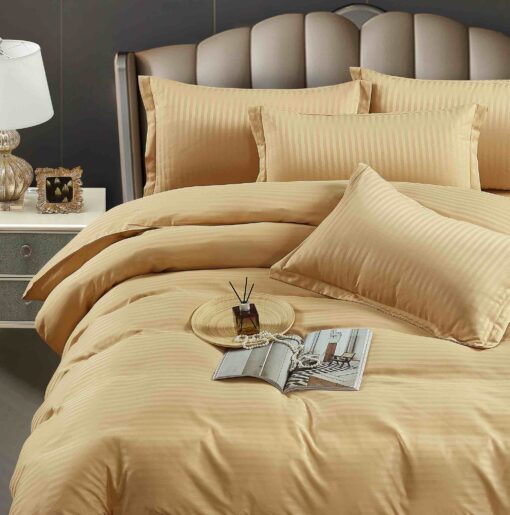 Lenjerie de pat Damasc Finetat,6 piese,Pat 2 Persoane,JOJO Home - imagine 2