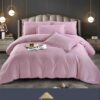 Lenjerie de pat Damasc Finetat,6 piese,Pat 2 Persoane,JOJO Home