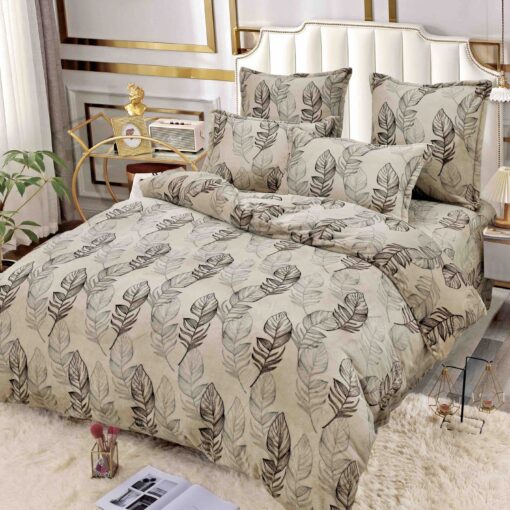 Set Lenjerie Pufoasa Cocolino, 6 Piese, Pat 2 Persoane,Pene,JOJO Home