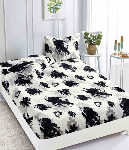 Set Husa de Pat Cocolino cu Elastic + 2 Fete de Perna, Pat 2 Persoane – JOJO Home
