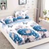 Husa de pat cu elastic, pentru pat de 2 persoane + 2 fete de perna JOJO Home