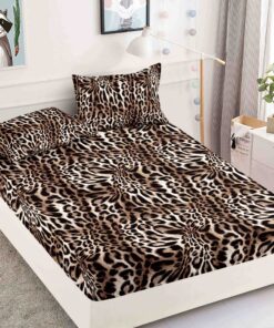 Husa de pat cu elastic, pentru pat de 2 persoane + 2 fete de perna JOJO Home