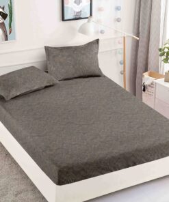 Husa de pat cu elastic, pentru pat de 2 persoane + 2 fete de perna JOJO Home