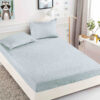 Husa de pat cu elastic, pentru pat de 2 persoane + 2 fete de perna JOJO Home
