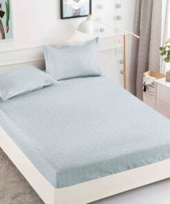 Husa de pat cu elastic, pentru pat de 2 persoane + 2 fete de perna JOJO Home