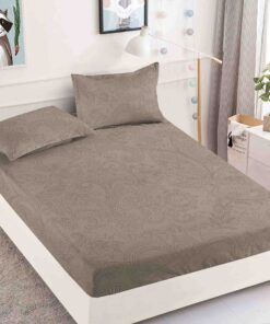 Husa de pat cu elastic, pentru pat de 2 persoane + 2 fete de perna JOJO Home