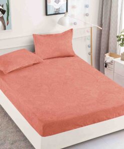 Husa de pat cu elastic, pentru pat de 2 persoane + 2 fete de perna JOJO Home