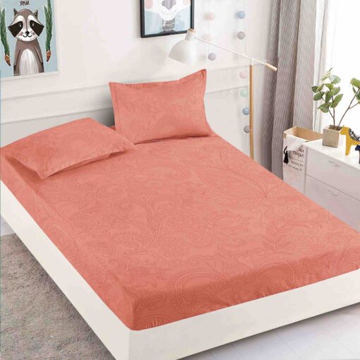 Husa de pat cu elastic, pentru pat de 2 persoane + 2 fete de perna JOJO Home