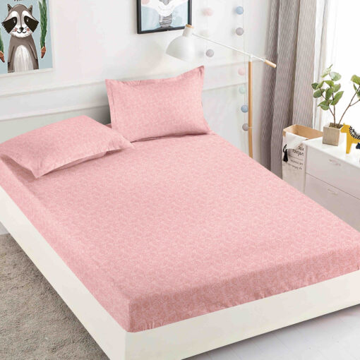 Husa de pat cu elastic, pentru pat de 2 persoane + 2 fete de perna JOJO Home
