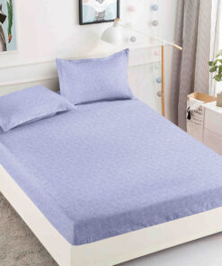 Husa de pat cu elastic, pentru pat de 2 persoane + 2 fete de perna JOJO Home