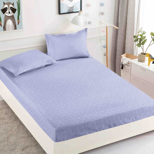 Husa de pat cu elastic, pentru pat de 2 persoane + 2 fete de perna JOJO Home