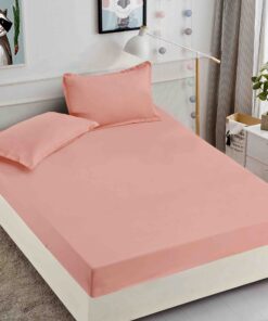 Husa de pat cu elastic, pentru pat de 2 persoane + 2 fete de perna JOJO Home