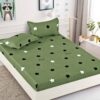 Husa de pat cu elastic, pentru pat de 2 persoane + 2 fete de perna JOJO Home