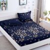 Husa de pat cu elastic, pentru pat de 2 persoane + 2 fete de perna JOJO Home