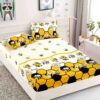 Husa de pat cu elastic, pentru pat de 2 persoane + 2 fete de perna JOJO Home