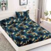 Husa de pat cu elastic, pentru pat de 2 persoane + 2 fete de perna JOJO Home