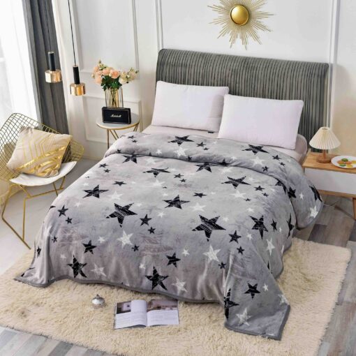 Patura Cocolino, 200x230cm, JOJO Home,Gri, Stelute