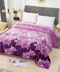 Patura Cocolino, 200x230cm, JOJO Home,Mov-Lila, Crini
