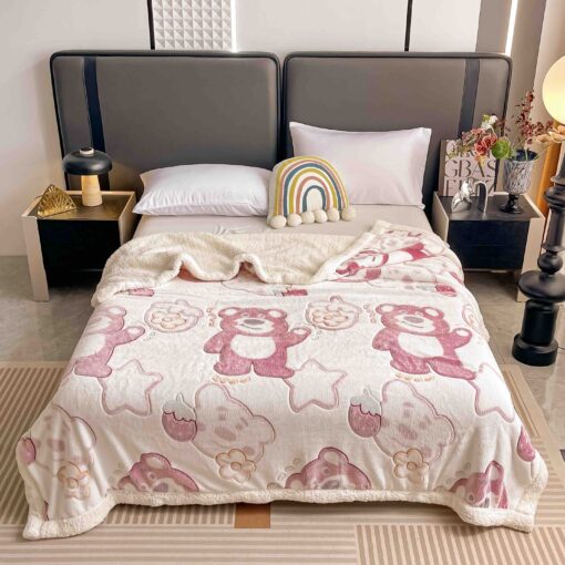 Patura Cocolino cu Blanita, 200×230 cm,Ursuleti,JOJO Home