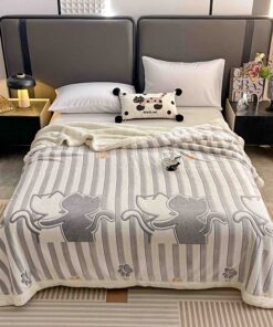Patura Cocolino cu Blanita, 200×230 cm,Pisicute/Dungi,JOJO Home