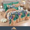 Lenjerie de pat,6 Piese,Bumbac Finet,Pauni,JOJO Home