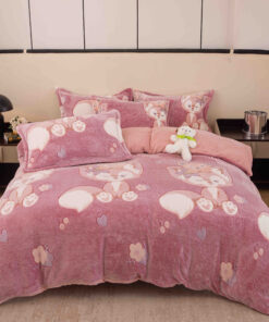 Set Lenjerie Pufoasa Cocolino, 4 Piese, Pat 2 Persoane-JOJO Home