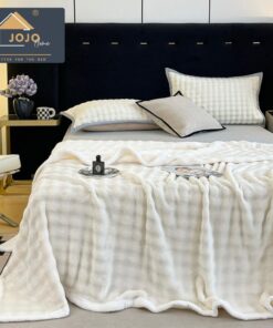 Patura Cocolino Premium, 200×230 cm, Alb, JOJO Home
