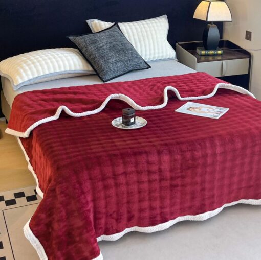 Patura Cocolino Premium, 200×230 cm, Rosu,JOJO Home