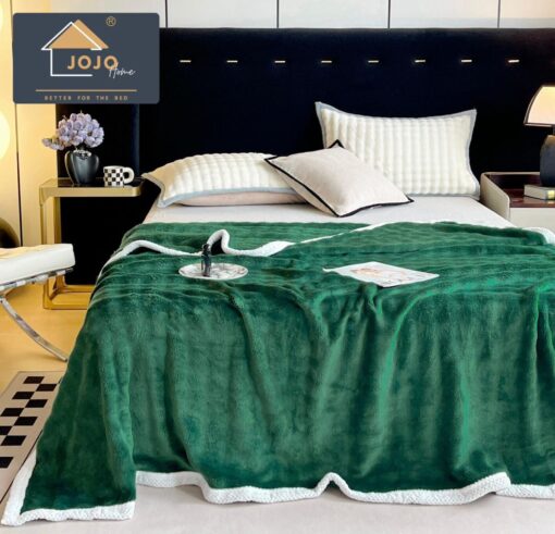 Patura Docolino Premium, 200×230 cm, Verde Smarald, JOJO Home