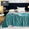 Patura Cocolino Premium, 200×230 cm, Turcoaz, JOJO Home
