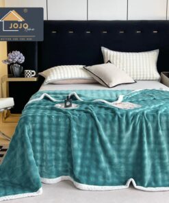 Patura Cocolino Premium, 200×230 cm, Turcoaz, JOJO Home