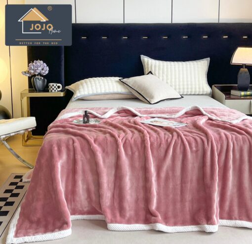 Patura Cocolino Premium, 200×230 cm, Roz, JOJO Home