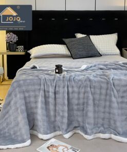 Patura Cocolino Premium, 200×230 cm, Gri Deschis, JOJO Home