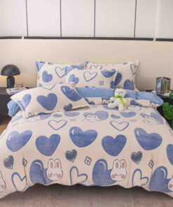 Set Lenjerie Pufoasa Cocolino, 4 Piese, Pat 2 Persoane-JOJO Home