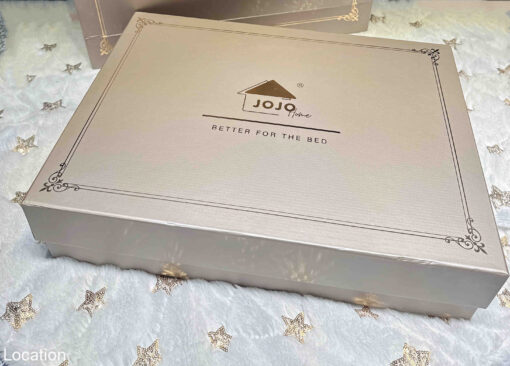 Lenjerie De Lux, Bumbac Finet, 6 Piese,Elastic,Flori, Verde, JOJO Home, - imagine 3