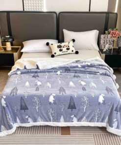 Patura Cocolino cu Blanita, 200×230 cm,Braduti,Pomisori/Iarna,JOJO Home
