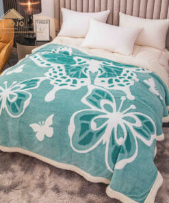 Patura cu Blanita 3D,Model Fluture,Pat 2 Persoane.
