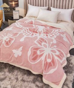 Patura cu Blanita 3D,Model Fluture,Pat 2 Persoane.