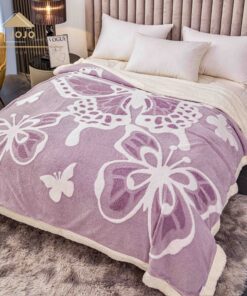 Patura cu Blanita 3D,Model Fluture,Pat 2 Persoane.
