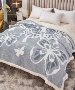 Patura cu Blanita 3D,Model Fluture,Pat 2 Persoane.