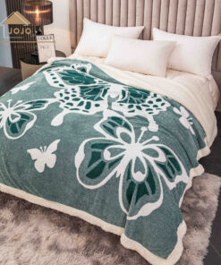 Patura cu Blanita 3D,Model Fluture,Pat 2 Persoane.