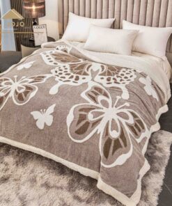 Patura cu Blanita 3D,Model Fluture,Pat 2 Persoane.